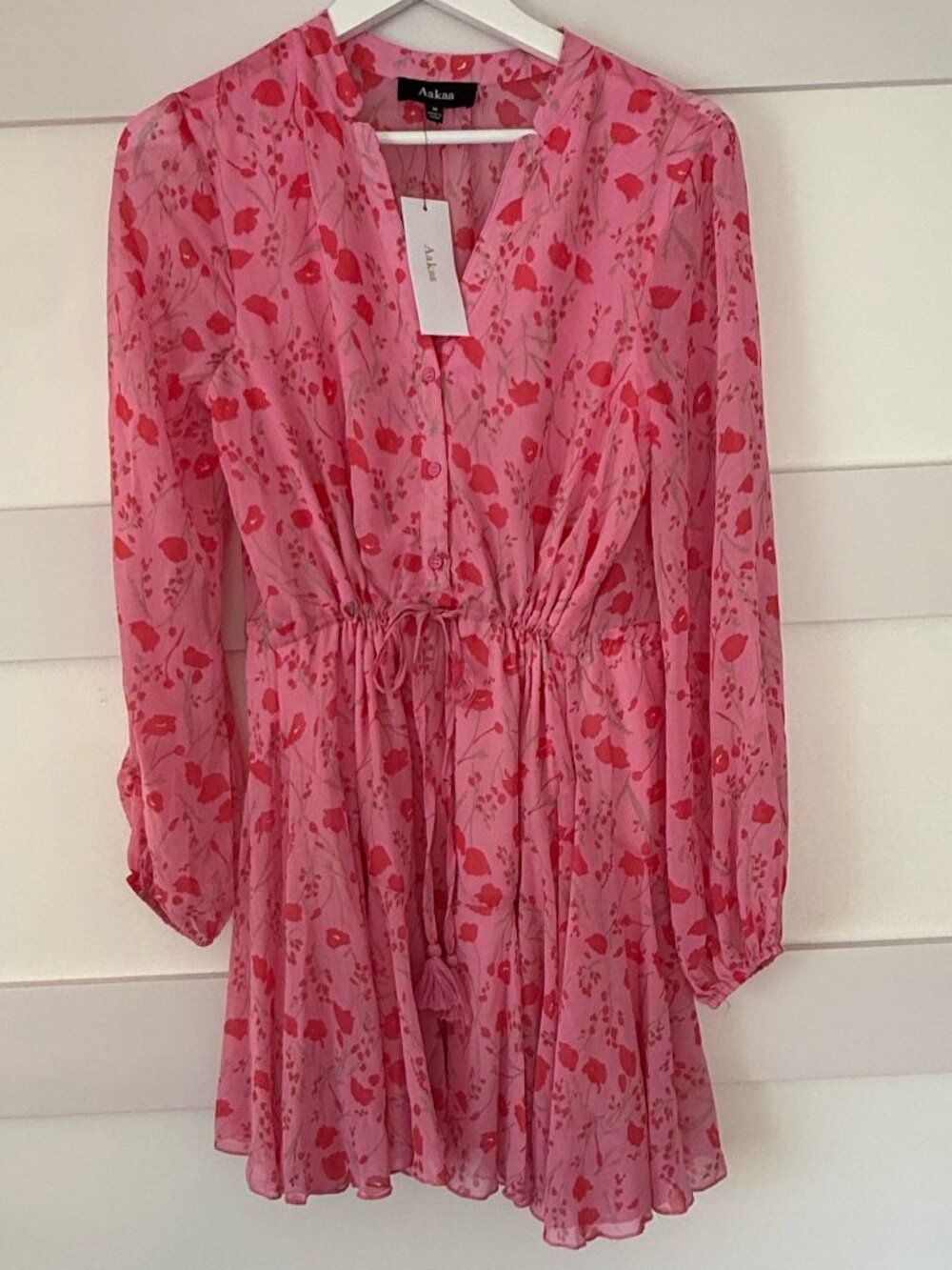 Pink Chiffon Aakaa Dress from Vici, Medium